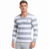 Lido 2 - V-Neck Shirt for Men - Sarman Fashion - Wholesale Clothing Fashion Brand for Men from Canada