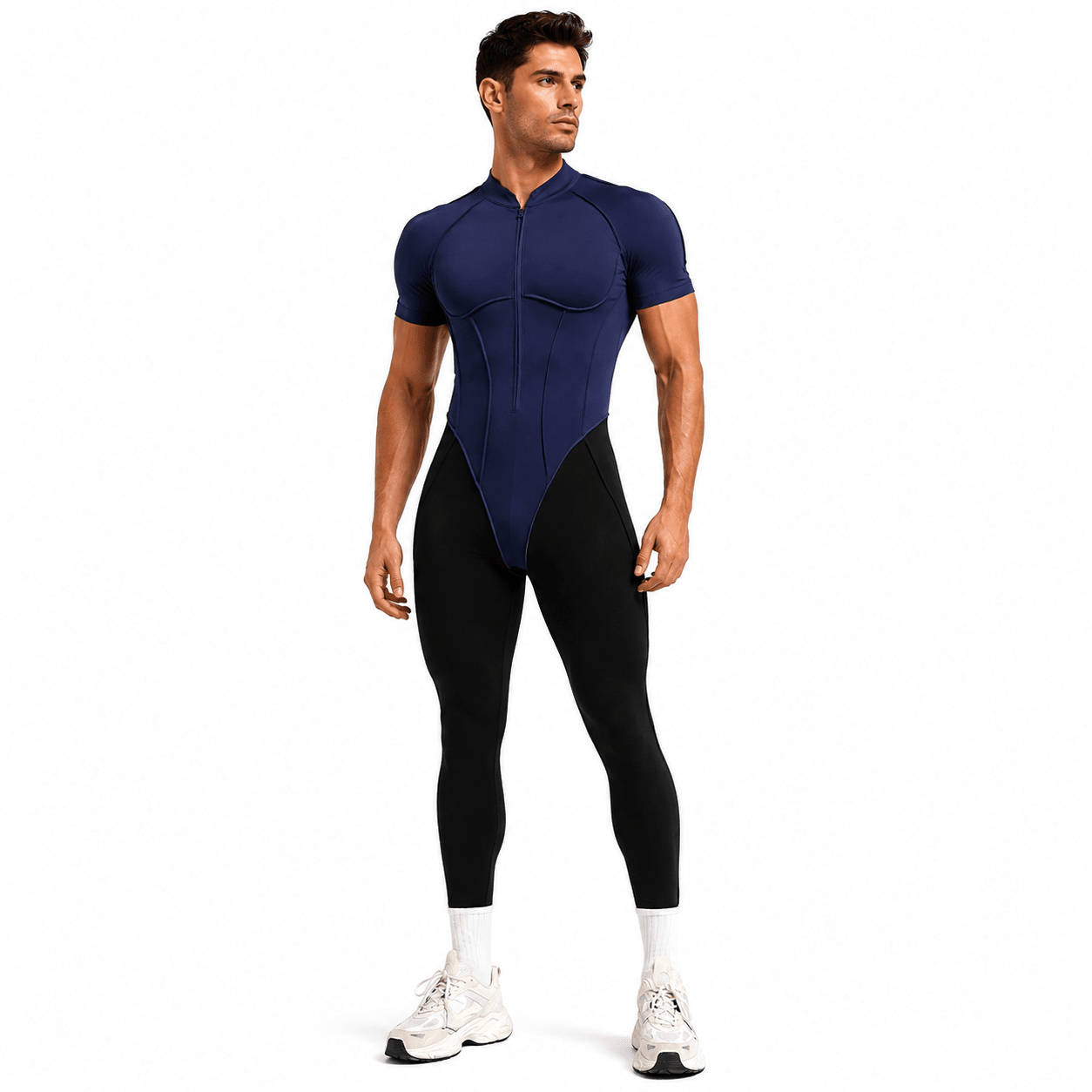 Ligma 21 - Jumpsuit Leggings for Men - Sarman Fashion - Wholesale Clothing Fashion Brand for Men from Canada