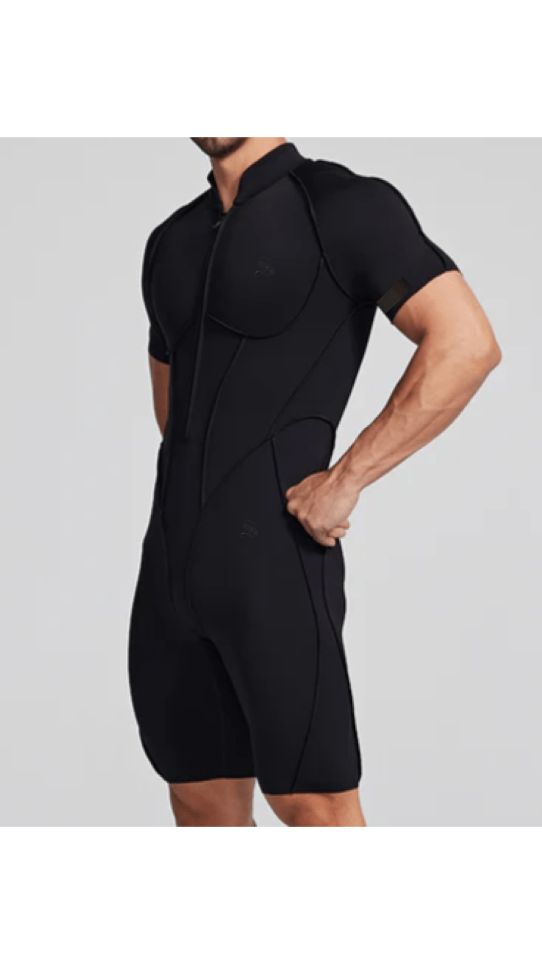 Ligma 4 - Jumpsuit Short Leggings for Men - Sarman Fashion - Wholesale Clothing Fashion Brand for Men from Canada