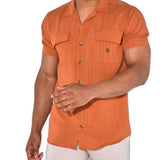 Limbizo - Short Sleeves Shirt for Men - Sarman Fashion - Wholesale Clothing Fashion Brand for Men from Canada