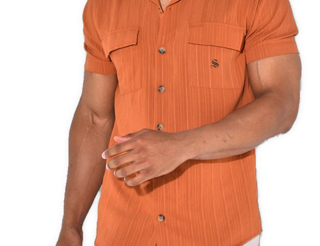 Limbizo - Short Sleeves Shirt for Men - Sarman Fashion - Wholesale Clothing Fashion Brand for Men from Canada