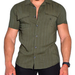 Limbizo - Short Sleeves Shirt for Men - Sarman Fashion - Wholesale Clothing Fashion Brand for Men from Canada