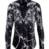 LionKing - Long Sleeves Shirt for Men - Sarman Fashion - Wholesale Clothing Fashion Brand for Men from Canada