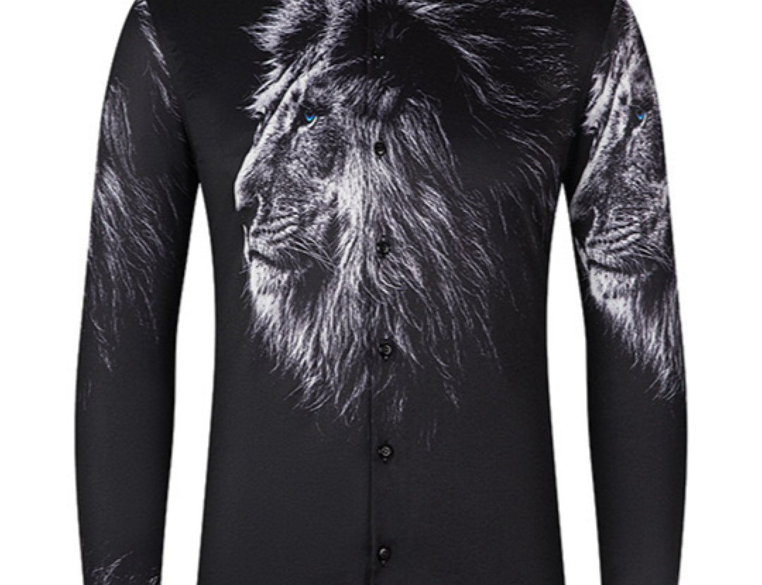 LionP - Long Sleeves Shirt for Men - Sarman Fashion - Wholesale Clothing Fashion Brand for Men from Canada