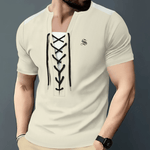 LiSV - V - Neck T-Shirt for Men - Sarman Fashion - Wholesale Clothing Fashion Brand for Men from Canada