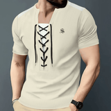 LiSV - V - Neck T-Shirt for Men - Sarman Fashion - Wholesale Clothing Fashion Brand for Men from Canada