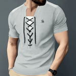 LiSV - V - Neck T-Shirt for Men - Sarman Fashion - Wholesale Clothing Fashion Brand for Men from Canada