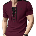 LiSV - V - Neck T-Shirt for Men - Sarman Fashion - Wholesale Clothing Fashion Brand for Men from Canada