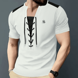 LiSV - V - Neck T-Shirt for Men - Sarman Fashion - Wholesale Clothing Fashion Brand for Men from Canada