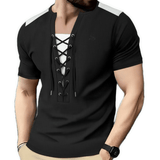 LiSV - V - Neck T-Shirt for Men - Sarman Fashion - Wholesale Clothing Fashion Brand for Men from Canada