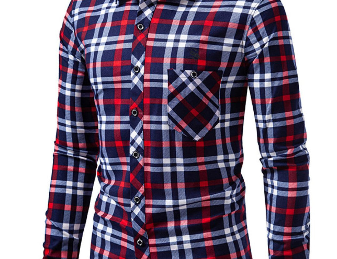 Liza - Long Sleeves Shirt for Men - Sarman Fashion - Wholesale Clothing Fashion Brand for Men from Canada