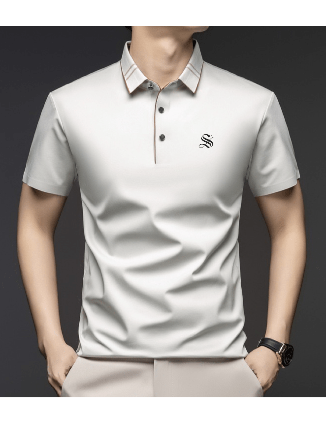 LKL 4 - Polo Shirt for Men - Sarman Fashion - Wholesale Clothing Fashion Brand for Men from Canada