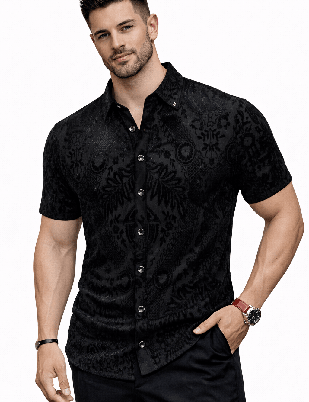 LKL 89 - Shirt for Men - Sarman Fashion - Wholesale Clothing Fashion Brand for Men from Canada