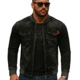 LKO 3 - Long Sleeve Jeans Jacket for Men - Sarman Fashion - Wholesale Clothing Fashion Brand for Men from Canada