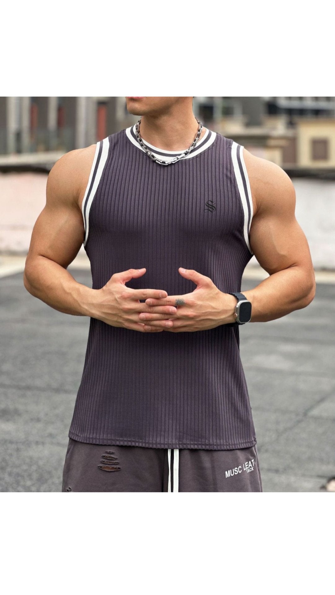 LLA - Tank Top for Men - Sarman Fashion - Wholesale Clothing Fashion Brand for Men from Canada