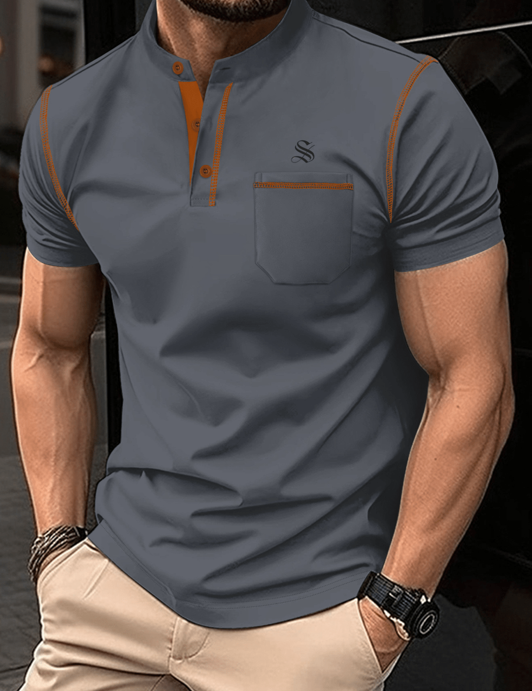 LookNice 2 - T-Shirt for Men - Sarman Fashion - Wholesale Clothing Fashion Brand for Men from Canada