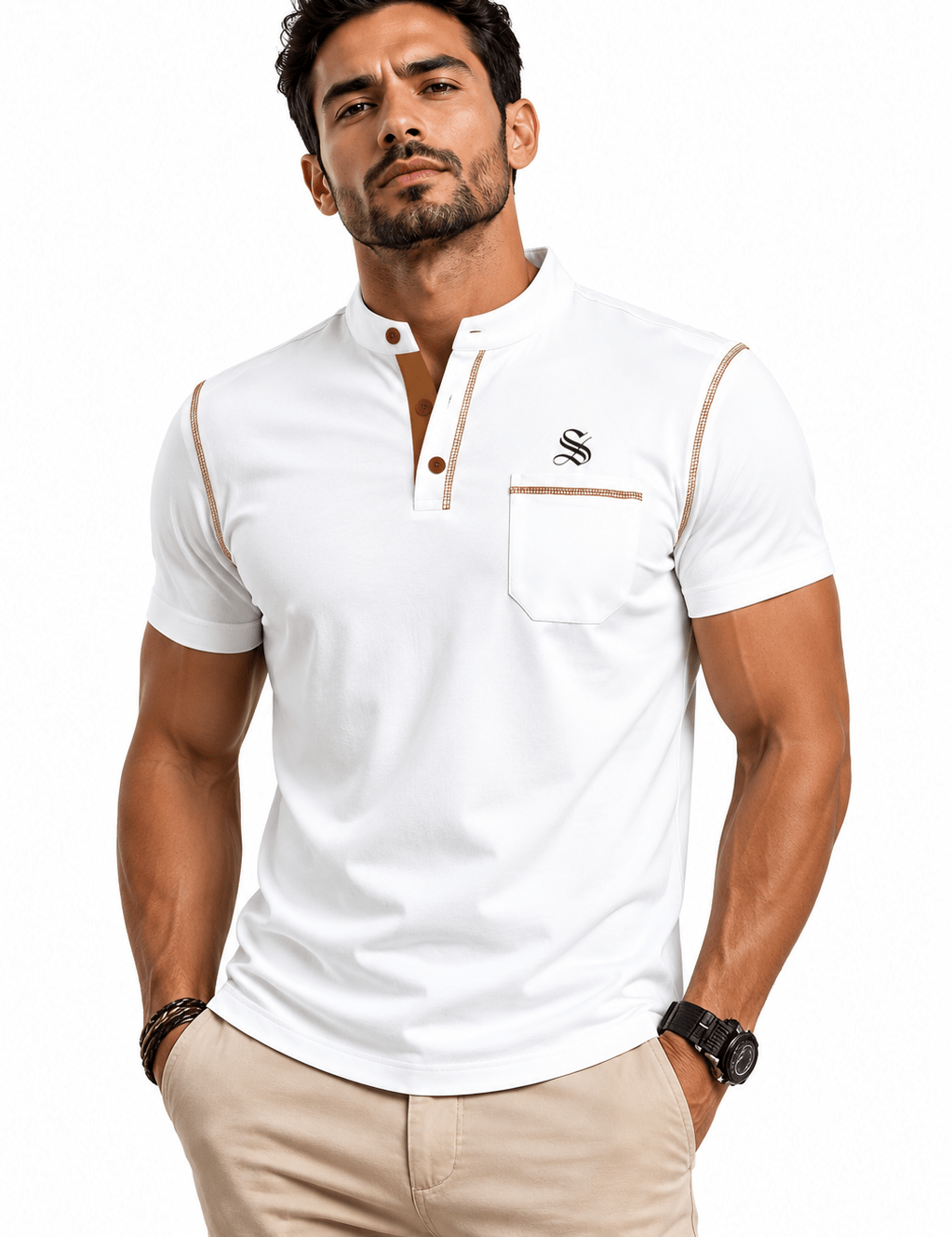 LookNice 3 - T-Shirt for Men - Sarman Fashion - Wholesale Clothing Fashion Brand for Men from Canada