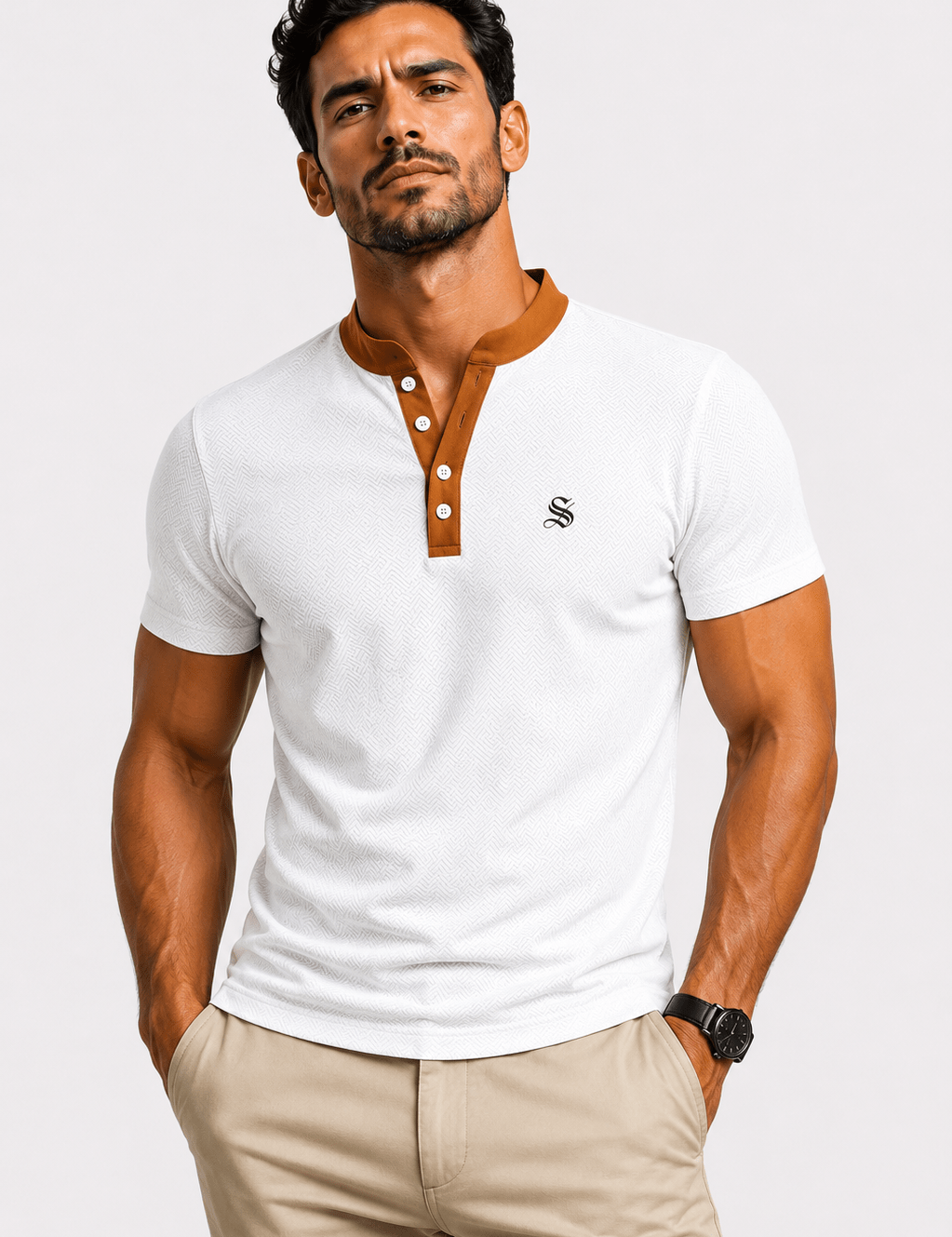 LookNice 7 - T-Shirt for Men - Sarman Fashion - Wholesale Clothing Fashion Brand for Men from Canada