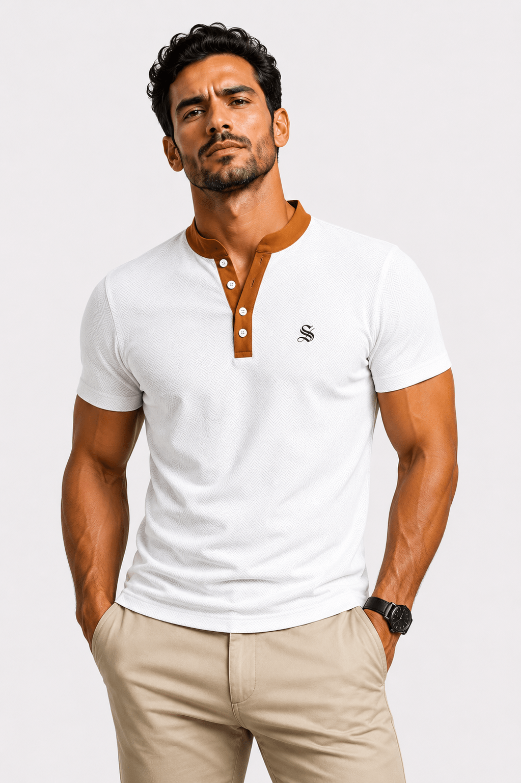 LookNice 7 - T-Shirt for Men - Sarman Fashion - Wholesale Clothing Fashion Brand for Men from Canada