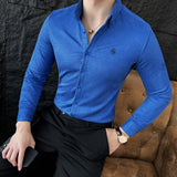 LOOOU - Long Sleeves Shirt for Men - Sarman Fashion - Wholesale Clothing Fashion Brand for Men from Canada