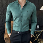 LOOOU - Long Sleeves Shirt for Men - Sarman Fashion - Wholesale Clothing Fashion Brand for Men from Canada