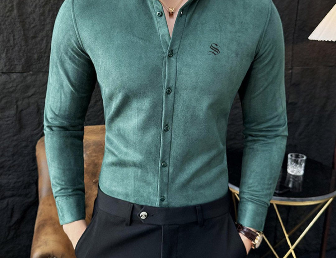 LOOOU - Long Sleeves Shirt for Men - Sarman Fashion - Wholesale Clothing Fashion Brand for Men from Canada