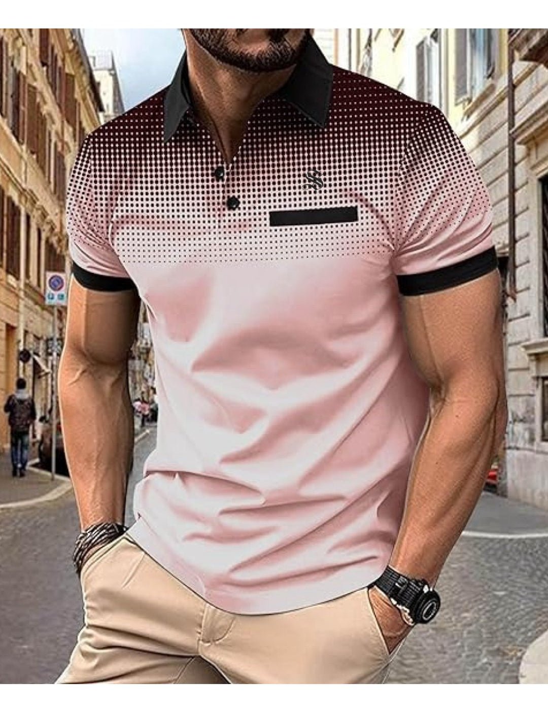 Lorta - Polo Shirt for Men - Sarman Fashion - Wholesale Clothing Fashion Brand for Men from Canada