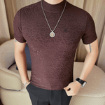 Losan 3 - High Neck T-shirt for Men - Sarman Fashion - Wholesale Clothing Fashion Brand for Men from Canada
