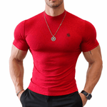 Losan 3 - High Neck T-shirt for Men - Sarman Fashion - Wholesale Clothing Fashion Brand for Men from Canada