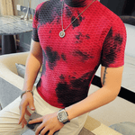 Losan - High Neck T-shirt for Men - Sarman Fashion - Wholesale Clothing Fashion Brand for Men from Canada