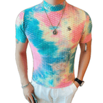 Losan - High Neck T-shirt for Men - Sarman Fashion - Wholesale Clothing Fashion Brand for Men from Canada