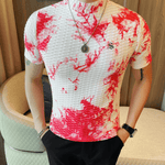 Losan - High Neck T-shirt for Men - Sarman Fashion - Wholesale Clothing Fashion Brand for Men from Canada