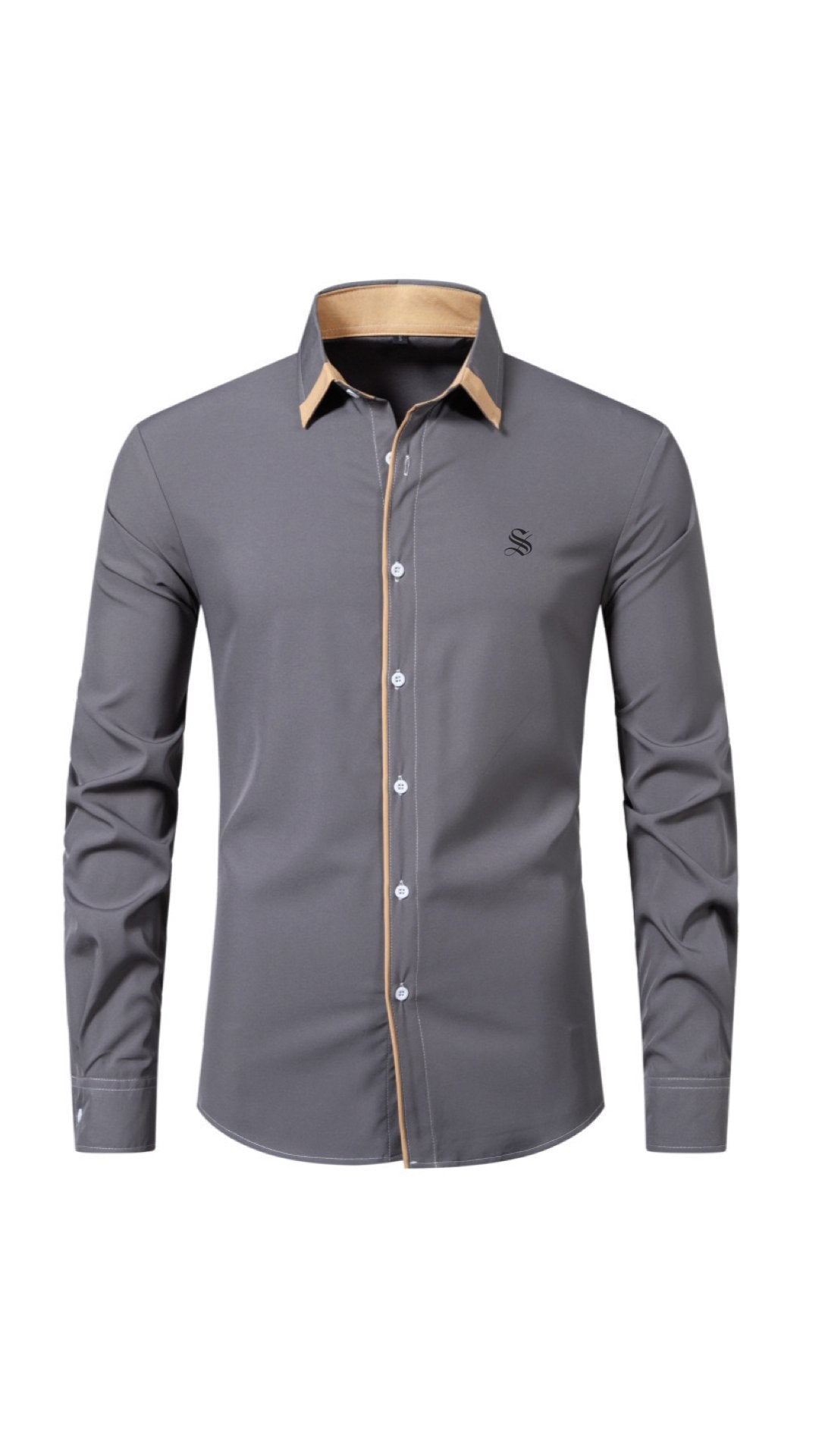 Lovo - Long Sleeves Shirt for Men - Sarman Fashion - Wholesale Clothing Fashion Brand for Men from Canada