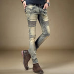 Lovuba 2 - Skinny Legs Denim Jeans for Men - Sarman Fashion - Wholesale Clothing Fashion Brand for Men from Canada