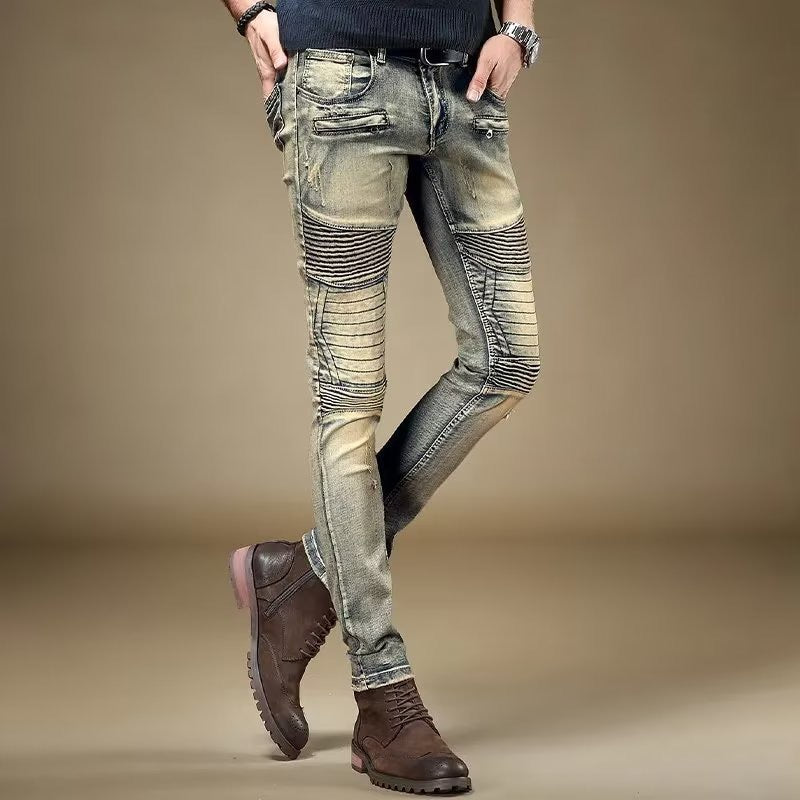 Lovuba 2 - Skinny Legs Denim Jeans for Men - Sarman Fashion - Wholesale Clothing Fashion Brand for Men from Canada