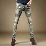 Lovuba 2 - Skinny Legs Denim Jeans for Men - Sarman Fashion - Wholesale Clothing Fashion Brand for Men from Canada