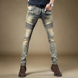 Lovuba 2 - Skinny Legs Denim Jeans for Men - Sarman Fashion - Wholesale Clothing Fashion Brand for Men from Canada