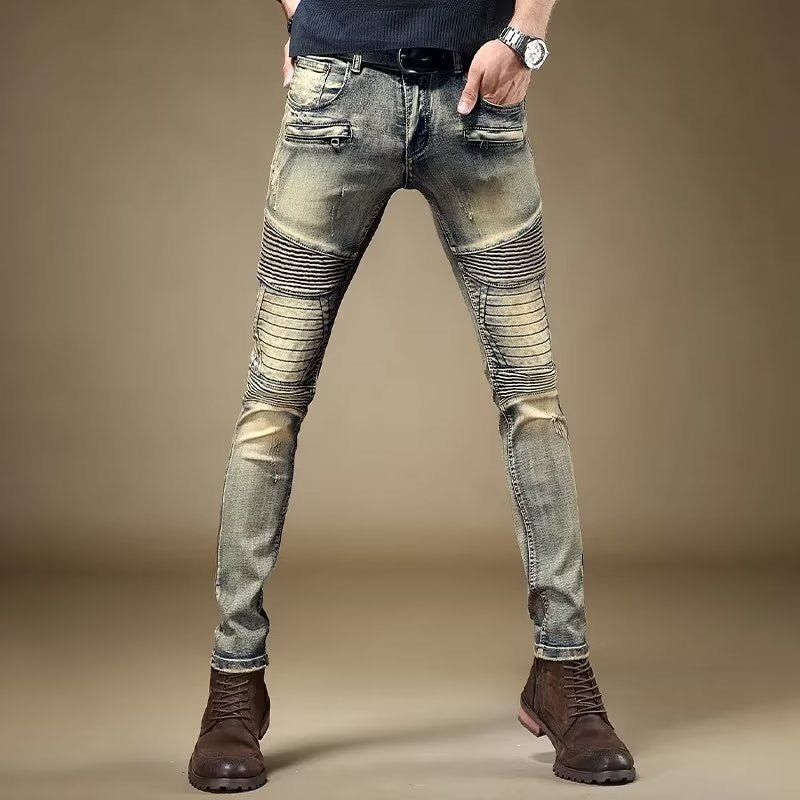 Lovuba 2 - Skinny Legs Denim Jeans for Men - Sarman Fashion - Wholesale Clothing Fashion Brand for Men from Canada
