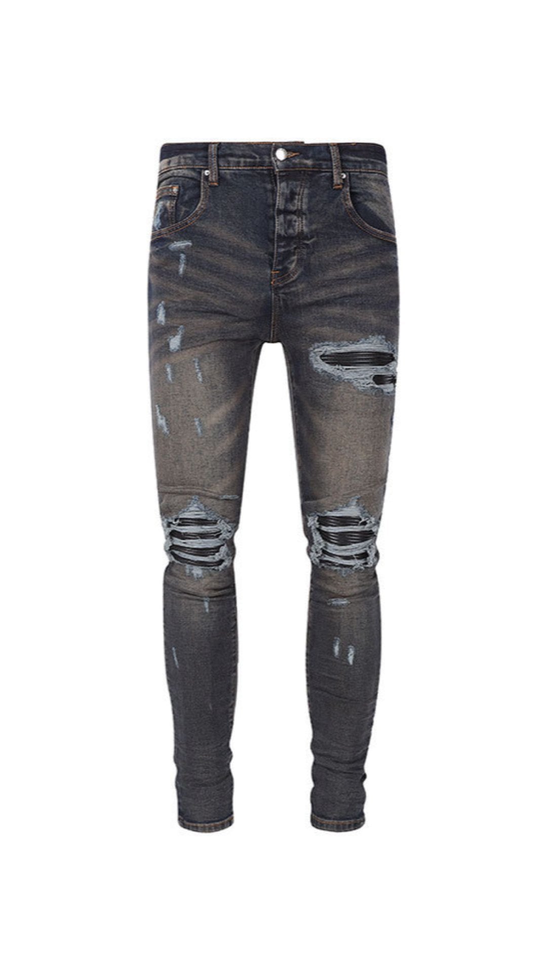 Lovuba 3 - Skinny Legs Denim Jeans for Men - Sarman Fashion - Wholesale Clothing Fashion Brand for Men from Canada