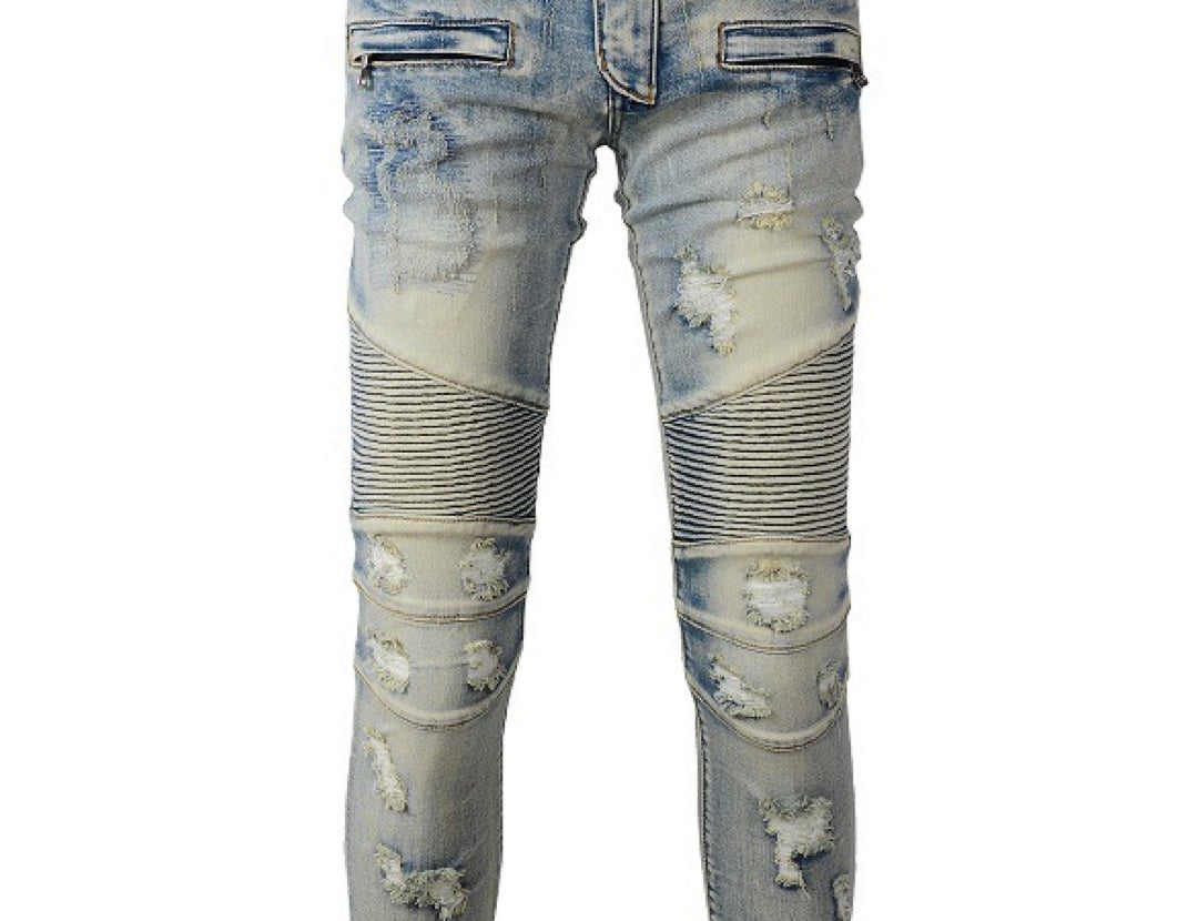Lovuba - Skinny Legs Denim Jeans for Men - Sarman Fashion - Wholesale Clothing Fashion Brand for Men from Canada