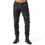 Luodria 2 - Pu Leather Joggers for Men - Sarman Fashion - Wholesale Clothing Fashion Brand for Men from Canada
