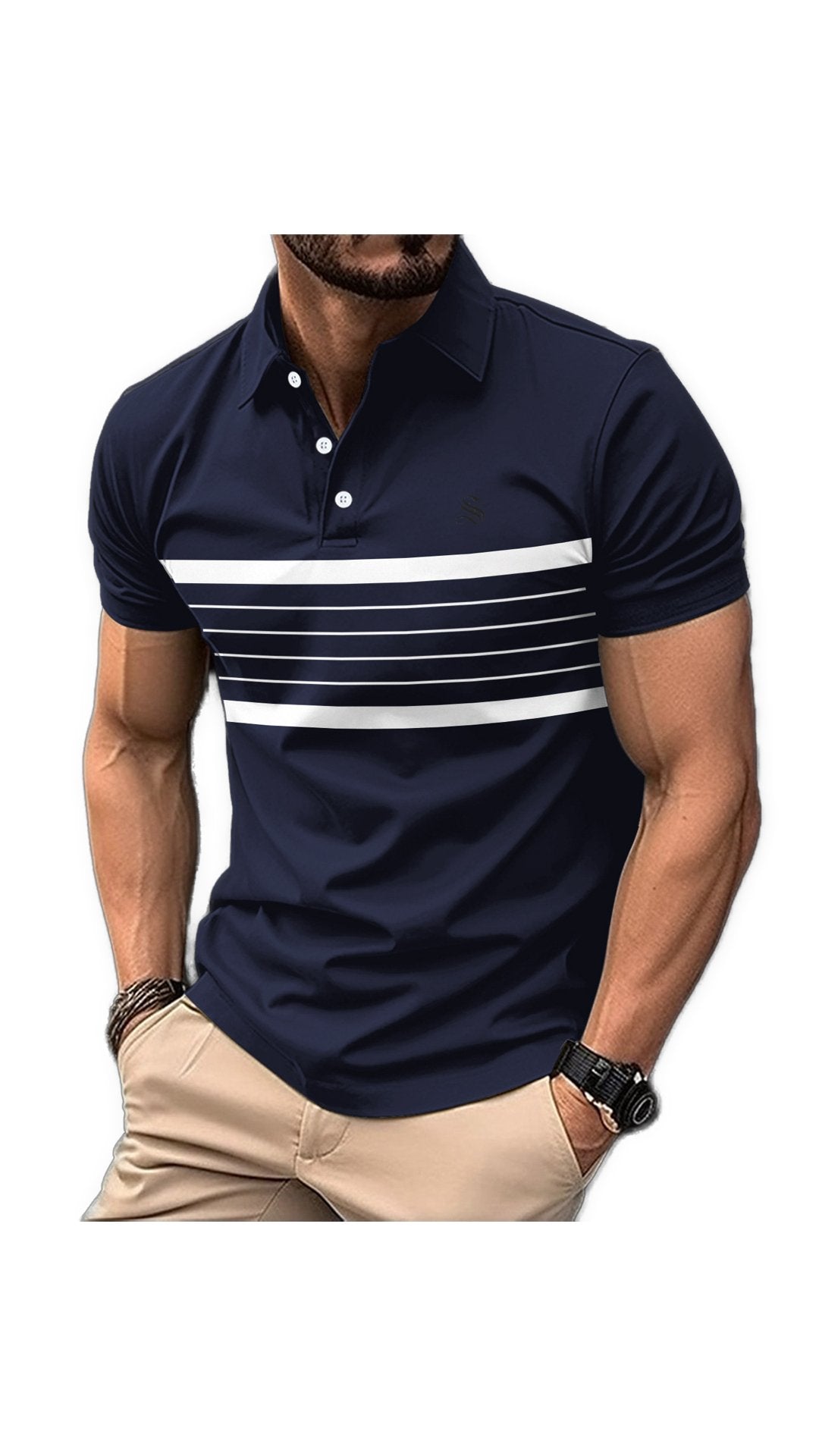 Luzana - Polo Shirt for Men - Sarman Fashion - Wholesale Clothing Fashion Brand for Men from Canada