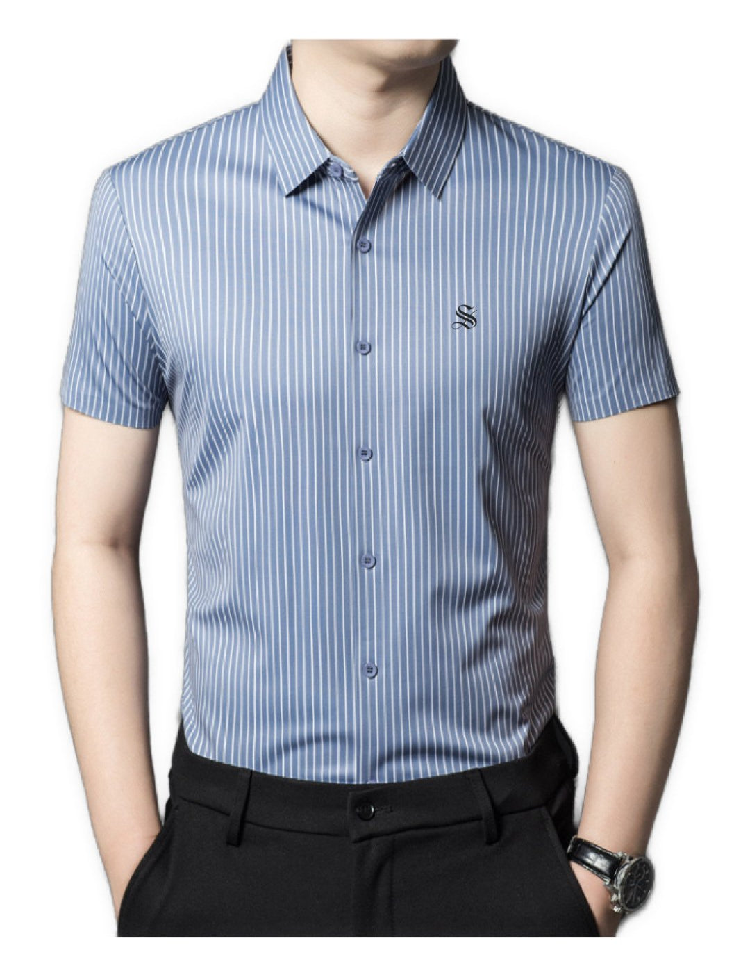 Madina - Short Sleeves Shirt for Men - Sarman Fashion - Wholesale Clothing Fashion Brand for Men from Canada