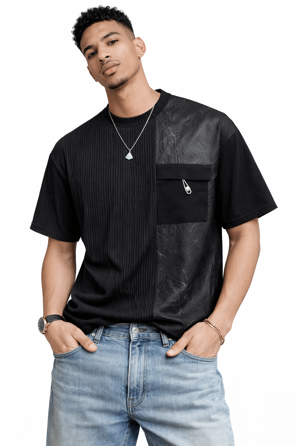 Mali 15 - T-shirt for Men - Sarman Fashion - Wholesale Clothing Fashion Brand for Men from Canada