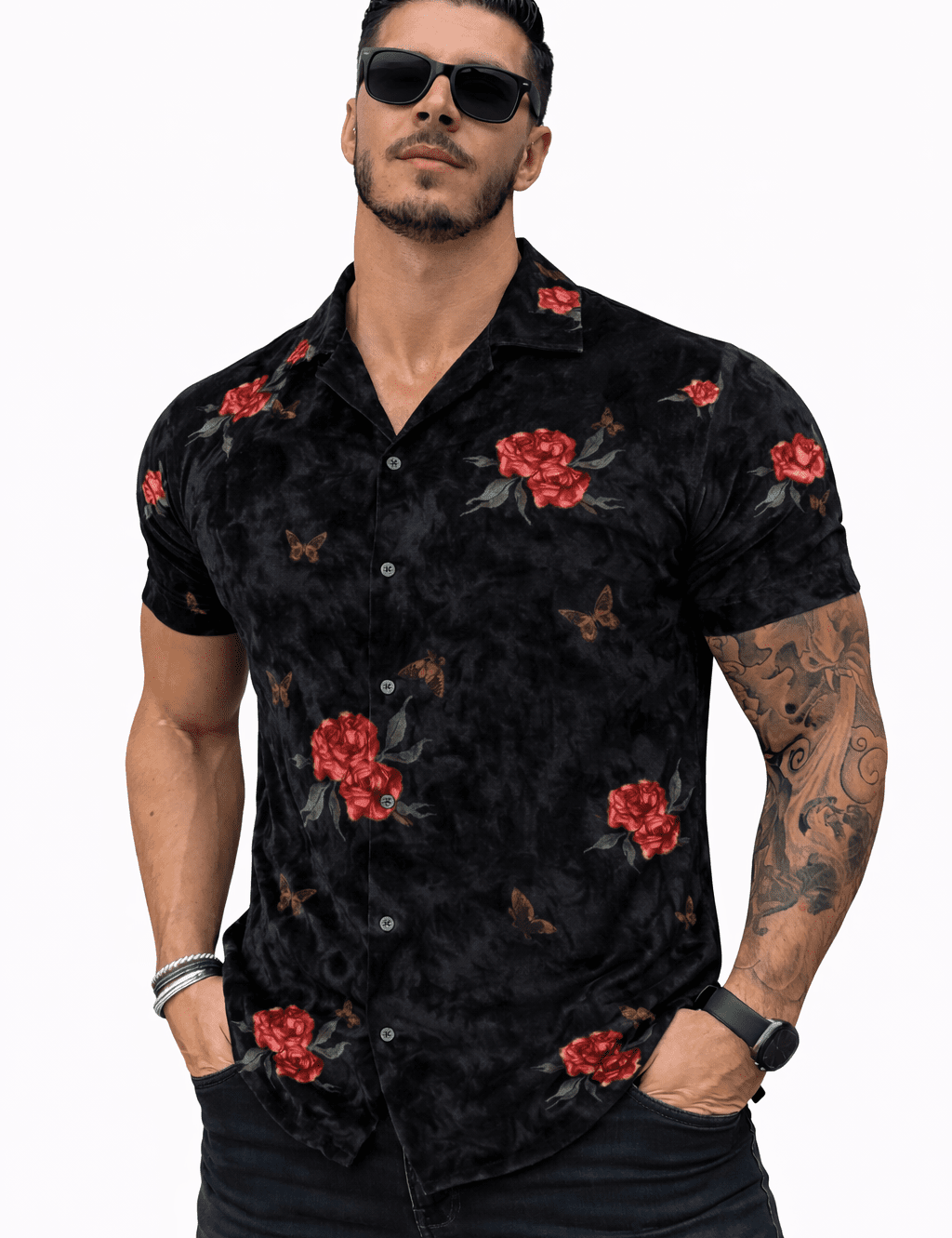 MazoAno 17 - Velvet Classic Shirt for Men - Sarman Fashion - Wholesale Clothing Fashion Brand for Men from Canada