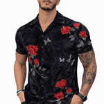 MazoAno - Velvet Classic Shirt for Men - Sarman Fashion - Wholesale Clothing Fashion Brand for Men from Canada
