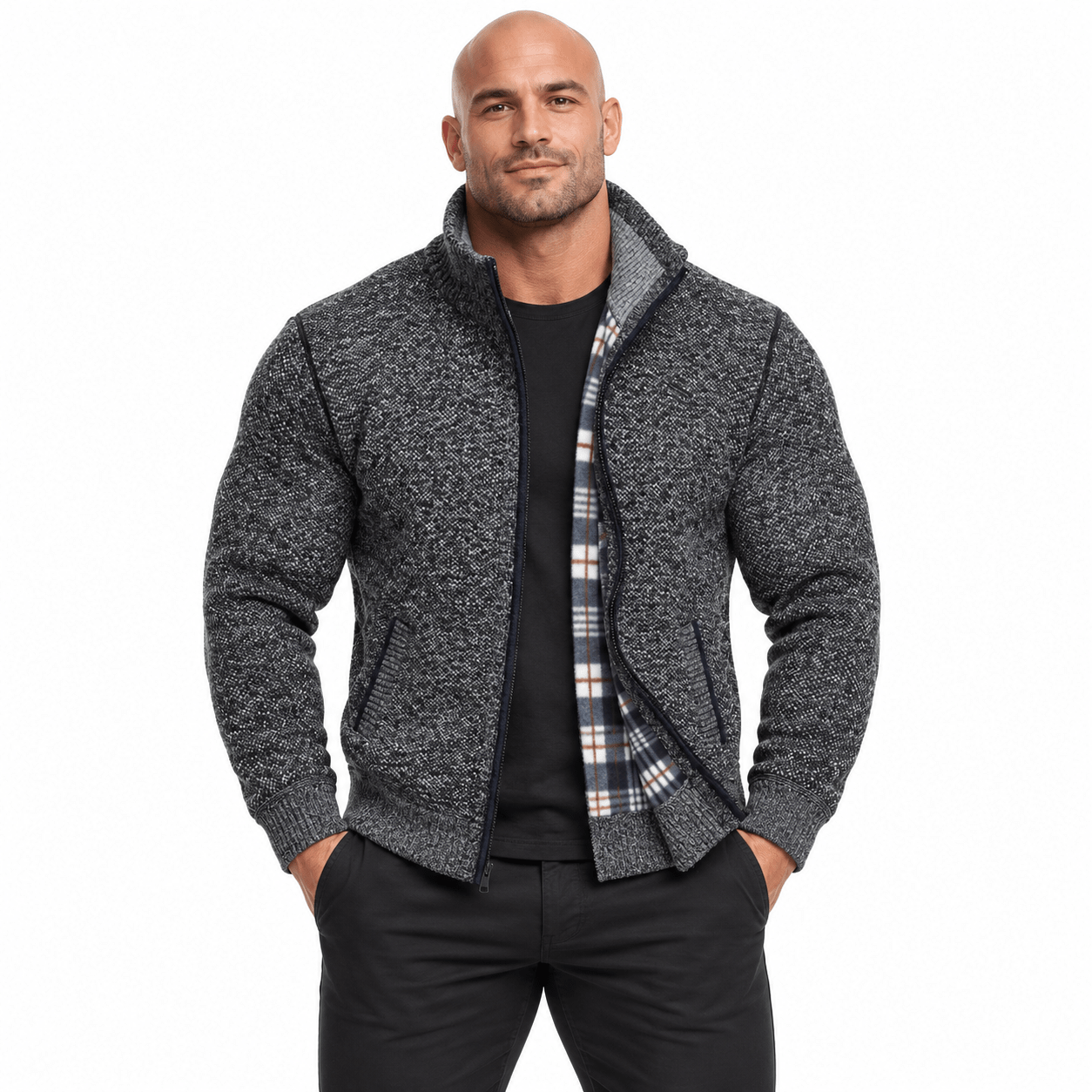 Meeti 10 - Long Sleeve Jacket for Men - Sarman Fashion - Wholesale Clothing Fashion Brand for Men from Canada