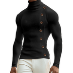 Mes - High Neck Sweater for Men - Sarman Fashion - Wholesale Clothing Fashion Brand for Men from Canada