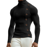 Mes - High Neck Sweater for Men - Sarman Fashion - Wholesale Clothing Fashion Brand for Men from Canada