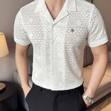 MiamiHipe - Short Sleeves Shirt for Men - Sarman Fashion - Wholesale Clothing Fashion Brand for Men from Canada